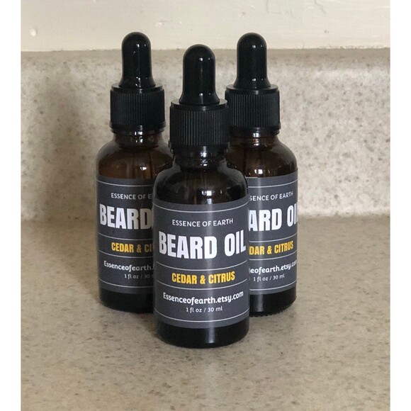 Cedar Citrus Beard Oil | Conditioning Beard Oil for Men | Natural Grooming - Picture 1 of 2